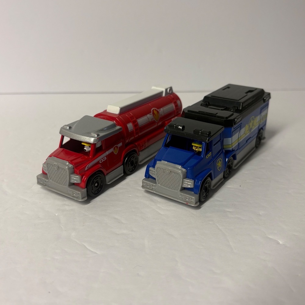 PAW Patrol True Metal Big Truck Pups Chase Police Marshall Fire Toy Vehicles
